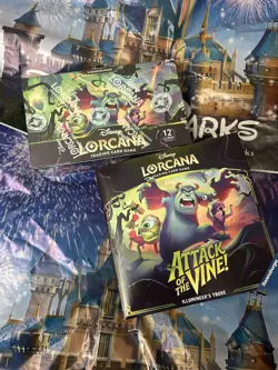 Disney Lorcana Attack of the Vine! *Booster Box & Trove SEALED “IN HAND” - Image 1