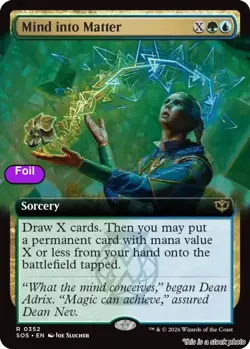 MTG Foil Mind into Matter (Extended Art) Card #352 Secrets of Strixhaven NM M... - Image 1