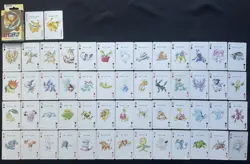 1999 Rare Japanese Gold Ho-oh Poker Deck Pokemon Playing Cards Umbreon Dragonite - Image 1