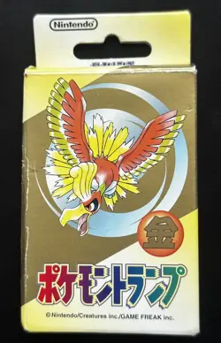 1999 Rare Japanese Gold Ho-oh Poker Deck Pokemon Playing Cards Umbreon Dragonite - Image 2