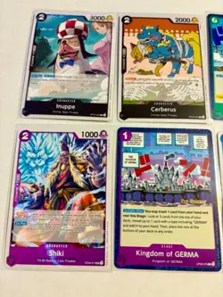 One Piece Pre-Release Lot of 8 Cards NM All From OP06 Inazuma, Kuzan, Inuppe - Image 2