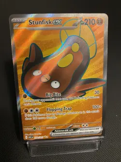 Stunfisk ex 252/217 Ultra Rare Ascended Heroes Pokemon Card - Image 1