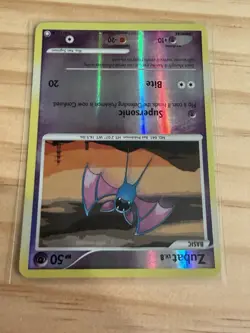 Pokemon Zubat Reverse Holo Card 108/123 Mysterious Treasures - Image 2
