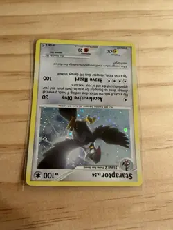 Staraptor 16/130 Holo Rare Diamond and Pearl Base Pokemon Card NM - Image 2