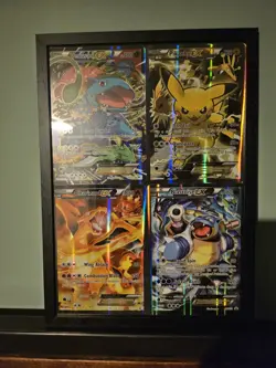 Pokemon Pikachu TCG EX Black Star Promo Card #XY124 Jumbo Full Set NM - Image 2