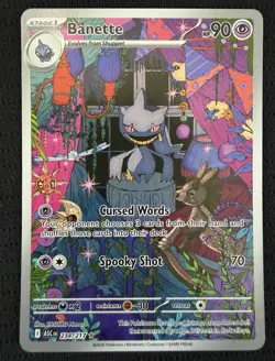 Banette Holo Ascended Heroes 234/217 IR NM Pokemon Card - Image 1