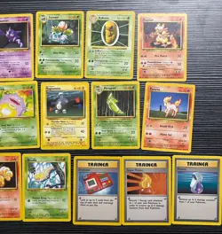 Pokemon TCG Base Set Unlimited Card Lot 22x Cards MP-HP/DMG WOTC - Image 3