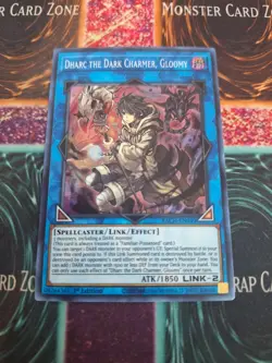 Yugioh Dharc the Dark Charmer, Gloomy BACH-EN049 Super Rare 1st Edition NM - Image 1