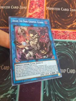 Yugioh Dharc the Dark Charmer, Gloomy BACH-EN049 Super Rare 1st Edition NM - Image 2
