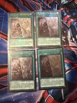 Yugioh! The Fallen & The Virtuous (Ultimate Rare) UP01-EN006 OTS Limited UTR NM - Image 1