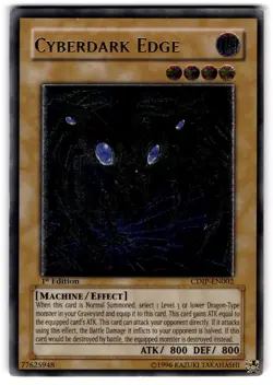 YUGIOH CYBERDARK EDGE ULTIMATE RARE 1ST EDITION EXCELLENT CDIP-EN002 - Image 1
