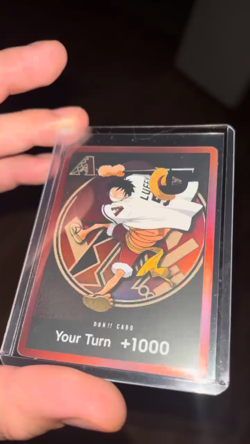 One Piece Game HOLO Luffy Nami Portgas D. Ace Night Arizona Diamondbacks + BONUS - Image 2