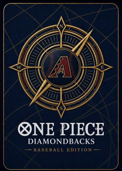 One Piece Game HOLO Luffy Nami Portgas D. Ace Night Arizona Diamondbacks + BONUS - Image 3
