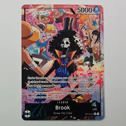 OP15-022 Brook Alt Art Leader Adventure on Kami’s Island One Piece TCG English - Image 1