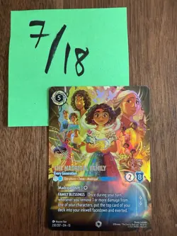 Disney Lorcana TCG The Madrigal Family 230/207 Enchanted NM Attack of the Vine! - Image 1