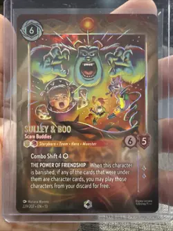 Lorcana TCG Sulley & Boo Enchanted 229/204 Attack of the Vine! - Image 4