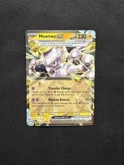 Mewtwo ex 058/182 Double Rare Holo - Paradox Rift Pokemon TCG Card - NM/M - Image 1
