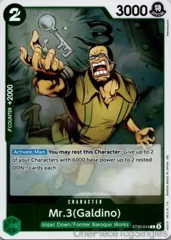 MR.3(GALDINO) ST30-014 C STARTER DECK EX: LUFFY & ACE ONE PIECE - Image 1