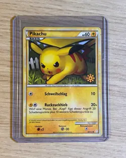 Pokemon TCG Karte - Pikachu 78/123 Schneeflocke Snowflake special Stamp deutsch - Image 1