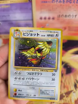 Pokemon Karte Card Tauboss Pidgeot Jungle Dschungel 1997 Holo Wotc japanese Exc+ - Image 4