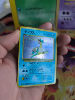 Pokemon Karte Card Lapras Mysterious Of Fossil 1997 Rare Holo Wotc japanese NM- - Image 3