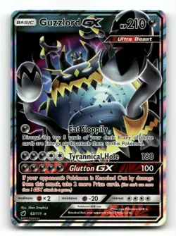 Guzzlord GX 63/111 - Crimson Invasion - Pokemon Card NM/M - Image 1