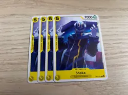 OP13-107 Playset 4 x Shaka English C One Piece TCG Card Game - Image 1
