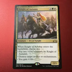 Knight of Autumn - Guilds of Ravnica - Magic the Gathering - MTG NM - Image 1