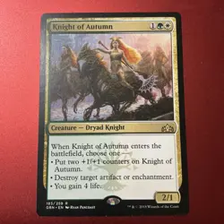 Knight of Autumn - Guilds of Ravnica - Magic the Gathering - MTG NM - Image 3