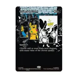 WotC Marvel Eternal-Legal Extinction Event (Borderless) (MR) (Foil) NM - Image 1