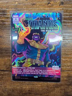 Thanos, The Mad Titan (Borderless) (0400) Marvel Super Heroes Foil - Image 1