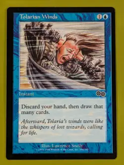 Tolarian Winds x1 Urza's Saga 1x Magic the Gathering MTG - Image 1