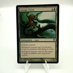 Magic The Gathering Canopy Cover Worldwake Regular NM - Image 1