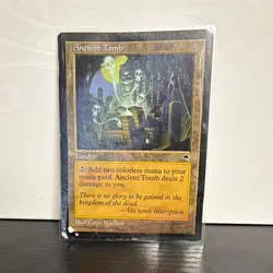 Magic The Gathering MTG Ancient Tomb Tempest WATER DAMAGED - Image 1