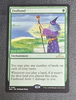 Fastbond 30th Anniversary Edition Regular Modern Frame MTG Magic NM Card - Image 1