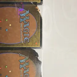 Magic The Gathering Maze of Ith The Dark 1994 Regular Land x4 FIRE Damaged - Image 5