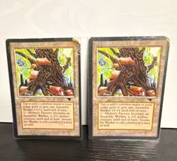 Magic The Gathering Mishra's Factory Regular x2 FIRE & WATER DAMAGED - Image 1
