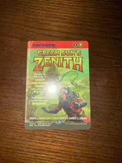 MTG Green Sun's Zenith (Showcase) Edge of Eternities Special Guests 127 NM - Image 1