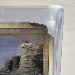 Magic The Gathering MTG Plateau Revised Edition FIRE DAMAGED - Image 3
