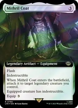 MTG - Mithril Coat - Surge Foil - Extended Art - Lord of the Rings - Magic - Image 1