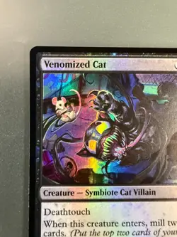 Venomized Cat 2025 Magic The Gathering Marvel’s Spider-Man Foil - Image 4