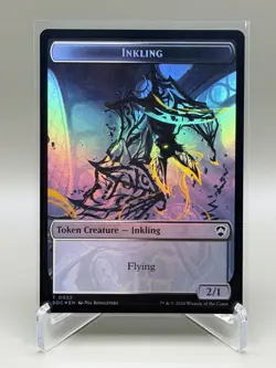 Cat / Inkling (0022) Double-Sided Token - Commander: Secrets of Strixhaven (SOC) - Image 2