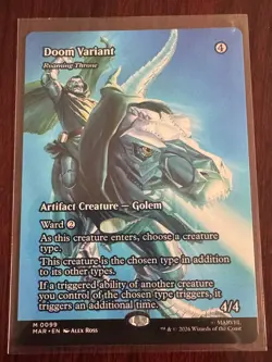 Doom Variant - Roaming Throne (Borderless) Marvel Universe Eternal-Legal Regular - Image 1