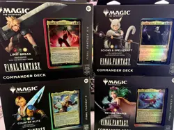 Magic The Gathering - Final Fantasy Commander Deck BNIB Set of 4 New Sealed - Image 1