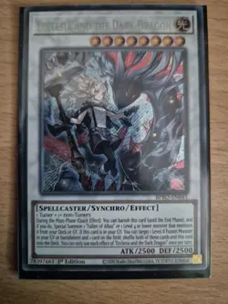 Ecclesia and the Dark Dragon Secret Rare BPRO-EN041 YuGiOh - Image 1