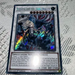 YUGIOH ECCLESIA AND THE DARK DRAGON SECRET RARE NM BPRO-EN041 - Image 1