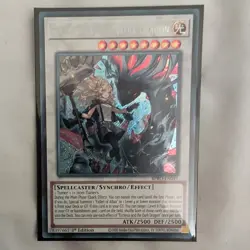 BPRO-EN041 Ecclesia and the Dark Dragon : Secret Rare : 1st Edition : YuGiOh TCG - Image 1