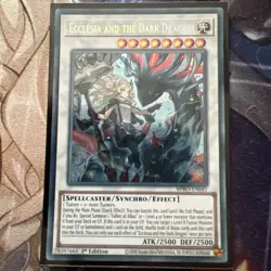 BPRO-EN041 Ecclesia and the Dark Dragon : Secret Rare : 1st Edition : YuGiOh TCG - Image 1
