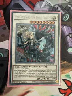 Yugioh Ecclesia and the Dark Dragon - BPRO-EN041 - Secret Rare - Image 1