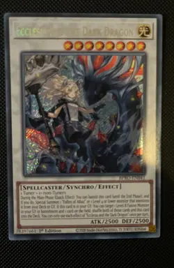 Ecclesia and the Dark Dragon BPRO-EN041 Secret Rare NM 1st Ed Yugioh - Image 2